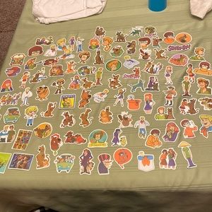 Giant Scooby Doo Sticker Lot